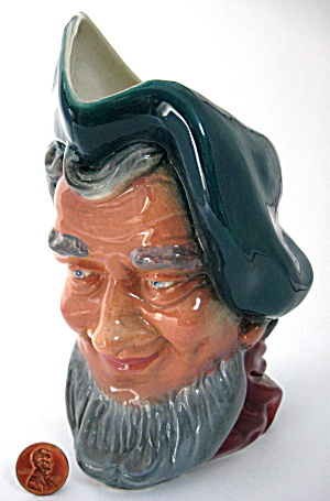 Toby Jug Burlington Shaw Handpainted Tall Vintage (Image1)