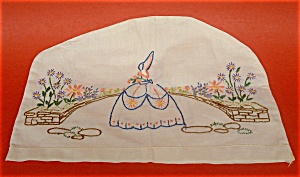 Linen Tea Cozy Crinoline Lady England (Image3)