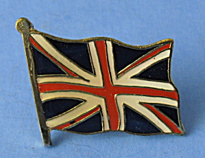Lapel Pin Union Jack English Flag Enameled Metal (Image1)