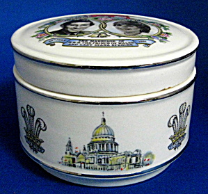 Powder Box Royal Wedding Charles Diana Jewelry Box 1981 Sadler (Image1)