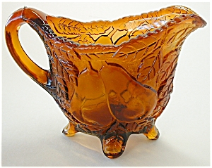Cream & Sugar Sweet Pear Amber Glass (Image2)