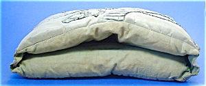 Vintage English Silk Tea Cozy Ruched Avocado (Image4)