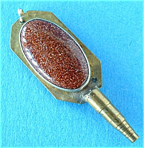 Pocket Watch Key Victorian Goldstone Antique (Image1)