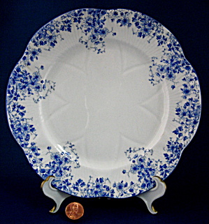 Shelley China Dainty Blue Salad Plate England Floral (Image1)