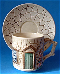 Sylvac Cottageware Cup and Saucer England Vintage (Image3)
