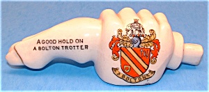 Carlton Crested China Pigs Foot And Hand Bolton Trotter (Image1)