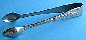 Sugar Tongs English Apostle Spoon Ends EPNS Vintage 1920s (Image1)