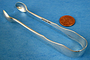 English Hallmarked Sugar Tongs Sterling Silver 1910 (Image1)