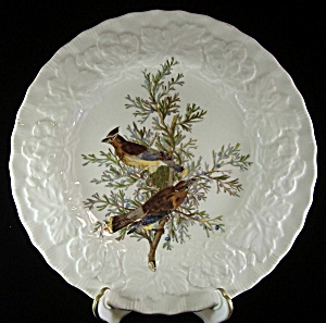 Plate Cedar Bird Audubon Luncheon Meakin England (Image1)