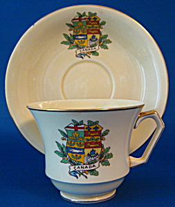 Royal Winton Grimwades Cup And Saucer Canada Crest (Image1)