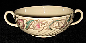 Susie Cooper Endon Ribbed Cream Soup Two Handled Floral (Image1)