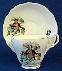 Mr Pickwick Cup And Saucer English Bone China Dickens (Image1)