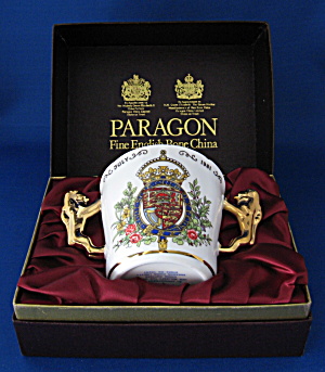Charles And Diana Wedding Loving Cup Lion Handles Paragon Mint In Box (Image1)