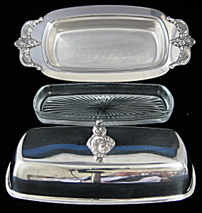 Towle Louis Philippe Butter Dish With Lid Liner Silver (Image1)