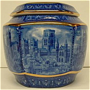 Tea Caddy Flow Blue Ringtons Wade England (Image1)