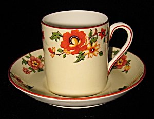 Mocha Cup And Saucer English Bone China Espresso Yellow (Image1)