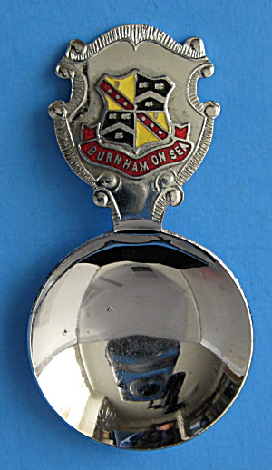 Tea Caddy Spoon Burnham On Sea Tea Scoop Souvenir (Image1)