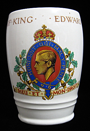 Cup Mug King Edward VIII Coronation Abdicated Beaker 1937 (Image1)