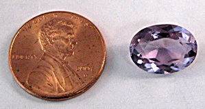 Genuine Amethyst Stone Faceted Oval 4.5 Carat Weight (Image1)