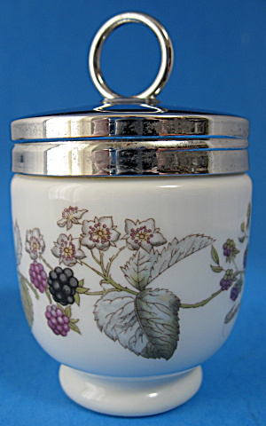 Royal Worcester Egg Coddler Lavinia Blackberries 1950s Single (Image1)