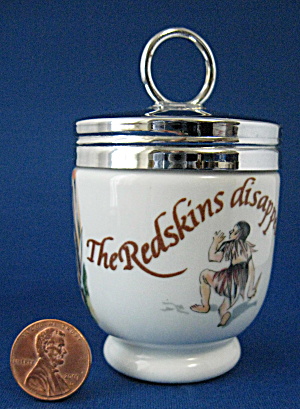 Egg Coddler Royal Worcester Peter Pan England Indians (Image1)