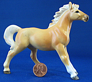 Vintage Palomino Horse Figurine Ceramic 1950s Perfect (Image1)