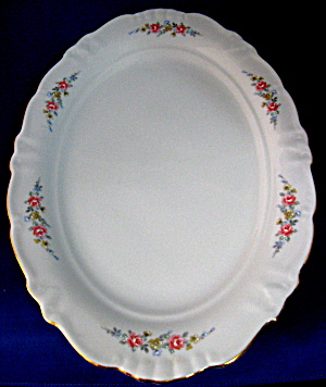 Large Platter Winterling Mayerling Vintage Floral Swags (Image1)