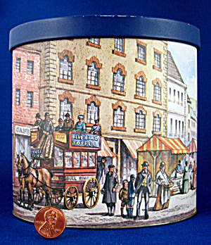 Tea Tin Blue Bird Toffee Oval Bull Ring Birmingham UK (Image1)