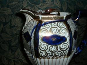 Pitcher Staffordshire England Imari Gaudy (Image4)