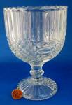 Goblet English Hobnail Crystal Large Pedestal Westmoreland USA