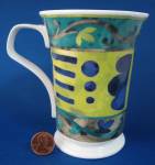 Corinth English Bone China Mug Dunoon A. Whitworth Abstract