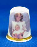 Click to view larger image of Princess Diana And Prince William Thimble English Bone China (Image1)