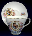 Duchess Birth Of Prince William Charles Diana Cup And Saucer