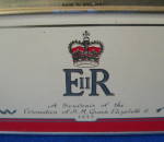 Click to view larger image of Tin Box Queen Elizabeth II Coronation Thorne's Chocolates Tea Tin (Image6)