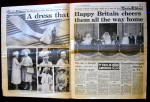 Click to view larger image of Lot of Newspapers Charles And Diana Royal Wedding 1981 Star Express (Image5)