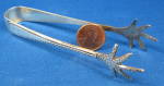 Click to view larger image of Feathered Claw End English Fancy Sugar Tongs Sugar Nips (Image3)