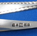Click to view larger image of Feathered Claw End English Fancy Sugar Tongs Sugar Nips (Image5)