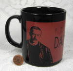 Click to view larger image of Mug PBS Dalgleish PD James Character Kilncraft England Red And Black (Image1)
