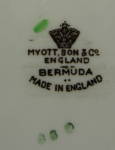 Click to view larger image of Myott Bermuda Chintz Cupa And Saucer With Matching Plate 1930s (Image7)