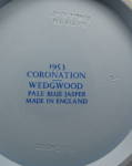 Click to view larger image of Wedgwood Coronation Queen Elizabeth II Teapot Jasperware 1953 (Image7)