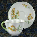 Click to view larger image of Shelley Golden Broom Dainty Cup and Saucer 1964 To 1966 (Image2)