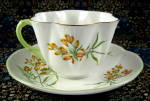 Click to view larger image of Shelley Golden Broom Dainty Cup and Saucer 1964 To 1966 (Image4)