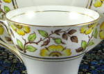 Click to view larger image of Rosina Cup And Saucer Yellow Dog Roses Hand Colored On Transfer (Image5)