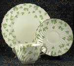 Click to view larger image of Shamrocks Cup And Saucer With Plate Aynsley England 1939-1959 (Image7)