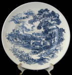 Wedgwood Countryside Blue Transferware Plate Ironstone