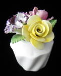 Click to view larger image of Royal Adderley Posy Ornament England Bone China Flowers (Image1)