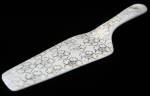Chintz Pie Server Gold Floral Vintage English Spatula