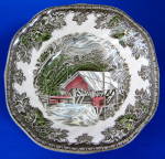 Click to view larger image of Friendly Village Square Cereal Bowl Johnson Bros Soup (Image1)