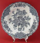 Click to view larger image of  Grey Transferware Plate Bristol Crown Ducal Dinner (Image1)
