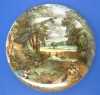 Click here to enlarge image and see more about item 1576a: English Pot Lid The Cornfield Constable James Kent